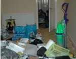clear a cluttered room before starting